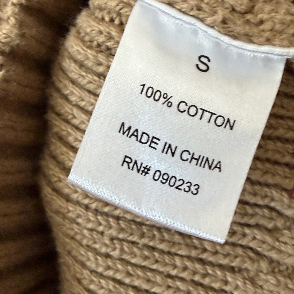 PACSUN Womens Sweater Vest Preppy Collegiate Tenniscore Neutral Tan Size Small - Picture 4 of 8